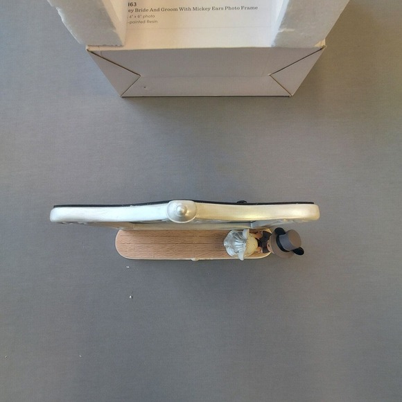 Precious Moments Mickey Mouse Bride And Groom Frame Happily Ever After NIB - Picture 6 of 6